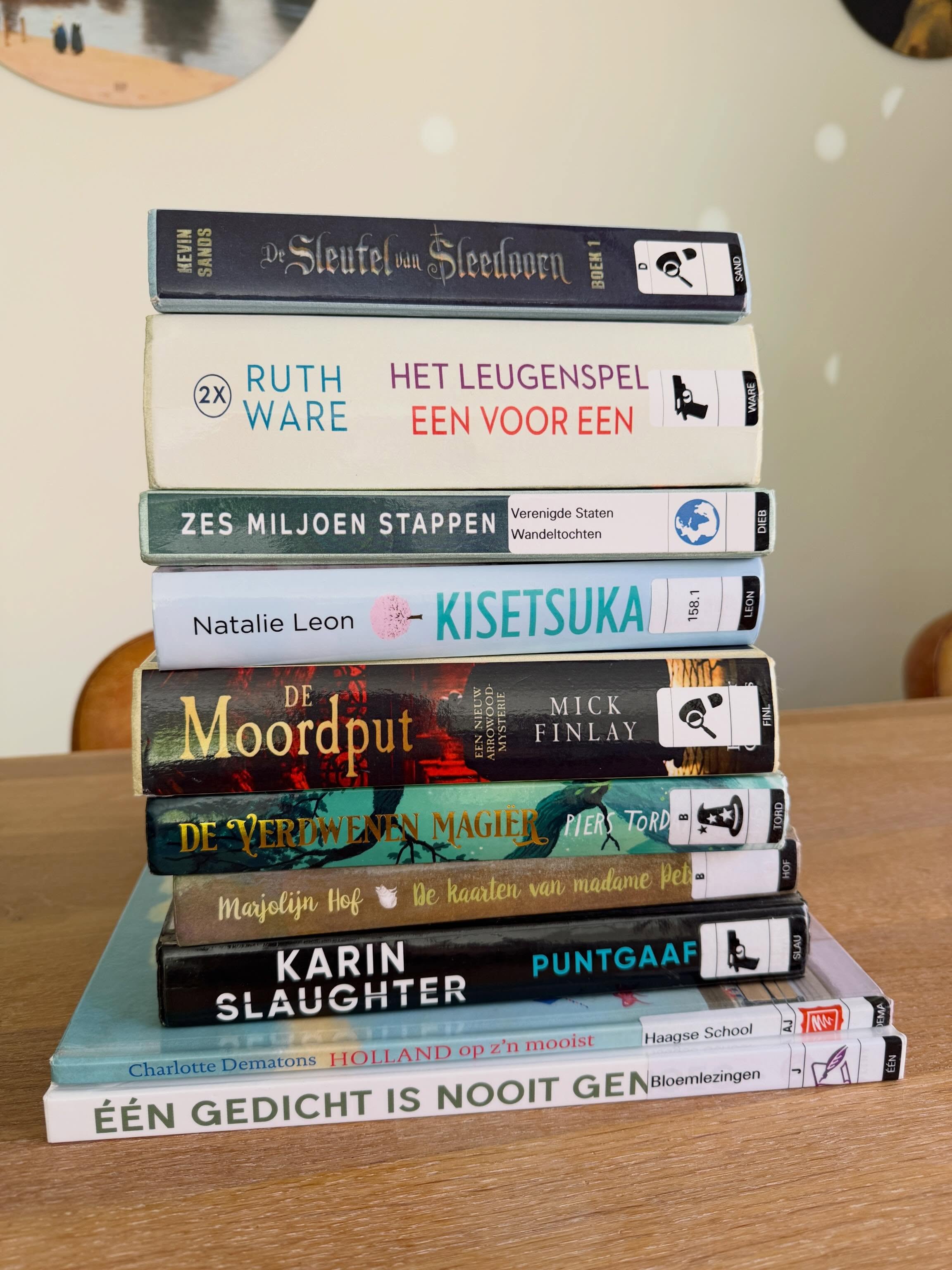 Bieb-buit 📚
Van de week weer stapel boeken van mijn bieb-wensenlijst afgevinkt 😍 Heel benieuwd naar het moois! 
Omnibus Ruth Ware gaat maar om 1 titel, andere al gelezen. 📖 (Ik ben overigens over het algemeen geen groot fan van omnibussen, jullie? Doe mij maar losse delen…) #bieb #biebmiepje #bibliotheek #bibliotheekboek #library